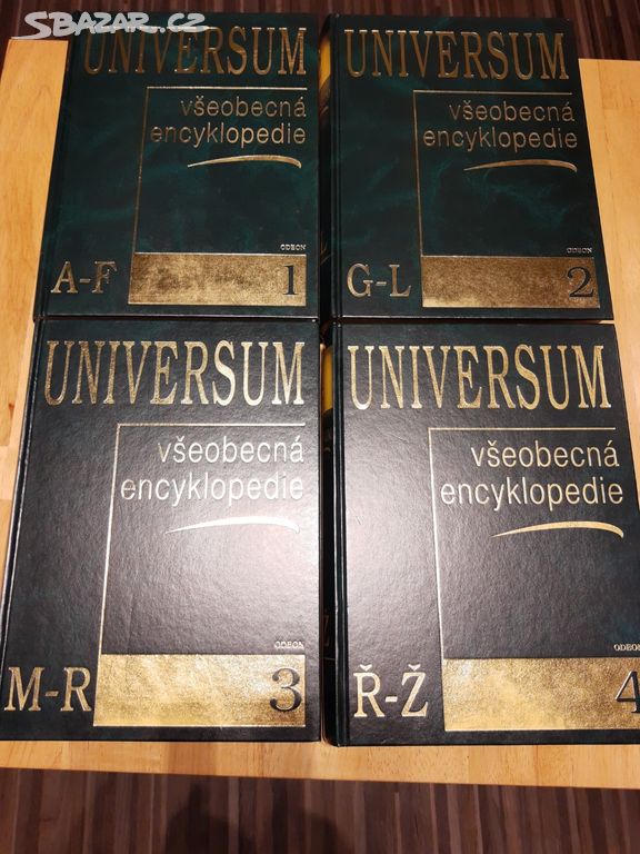 Encyklopedie všeobecná Universum A-Ž 4 knihy