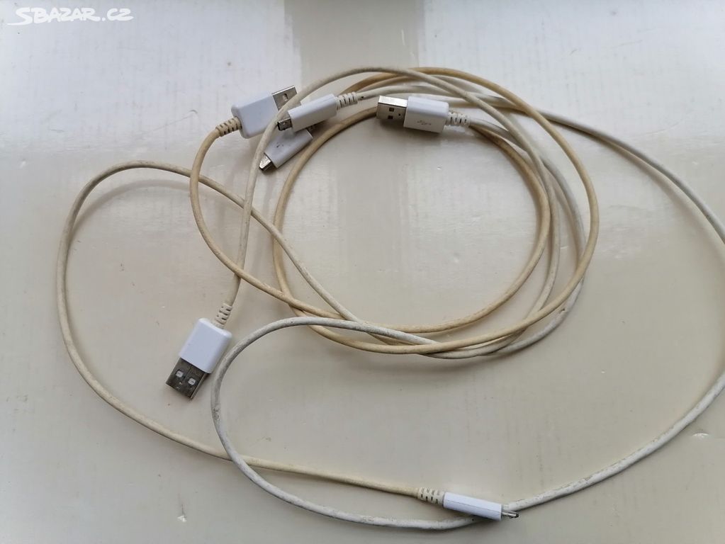 USB kabel 3 x A na Micro USB-B