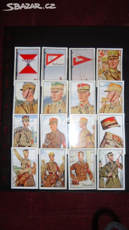 2. světová válka - sběratelské kartičky.