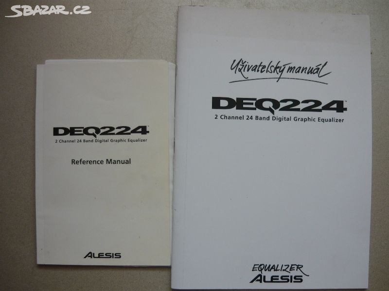 Prodám originál manuál Alesis DEQ224