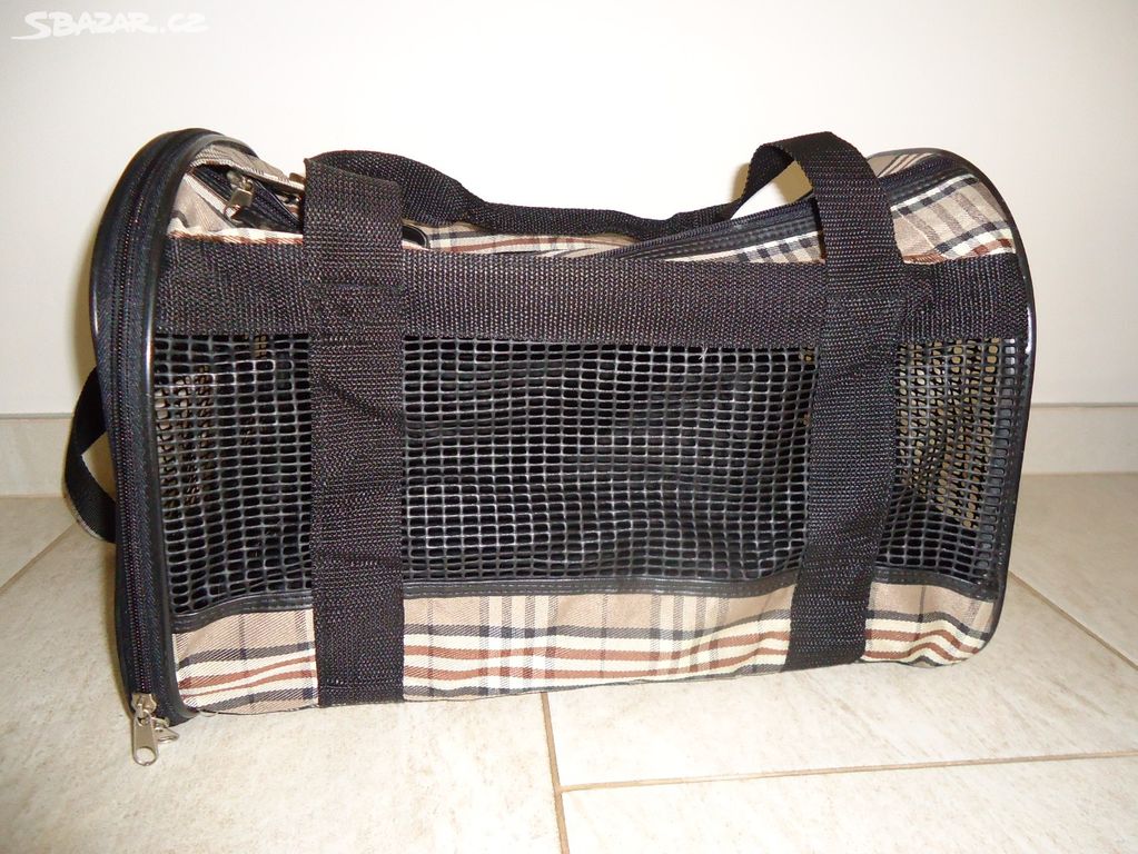 Přenosná taška pro psa, kočku 40x26 cm-skoro NOVÁ.