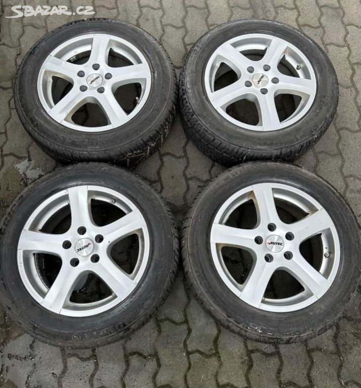 16 AUTEC alu kola 5x112 zimni pneu