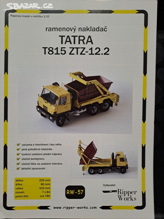 Tatra 815 ZTZ ramenový nakladač 1:32 Ripper Works