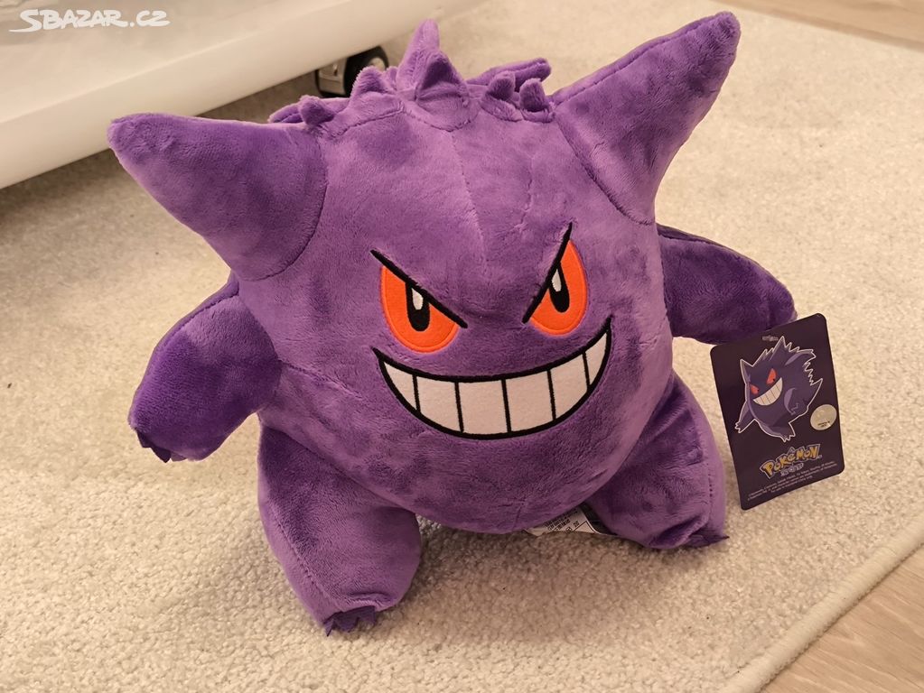 Pokemon plyšový Gengar vel 30cm kvalitní nový