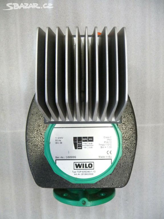 Motor čerpadla KSB WILO 80/10, 230 V
