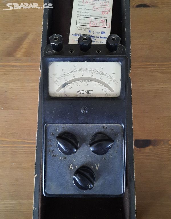 Univerzální měřící přístroj Metra Blansko 1954