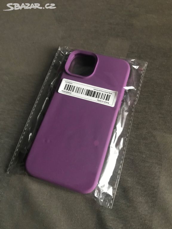 Silikonový kryt Apple iPhone 15 PLUS - fialový