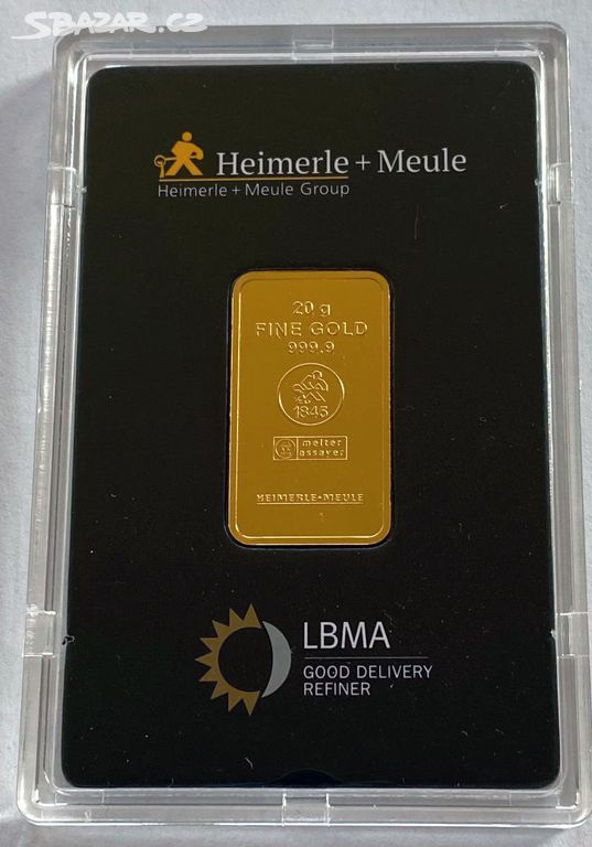 Heimerle + Meule Investiční zlatý slitek 5g