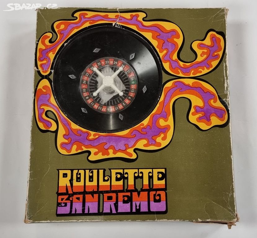 Retro hračka - Roulette San Remo