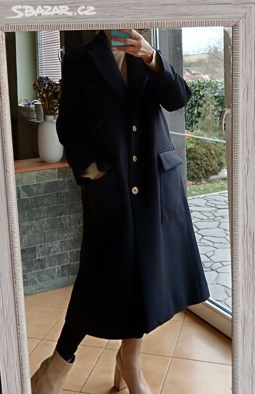 Kabát vlněný Zadig & Voltaire - luxus,74%vlna NOVÝ