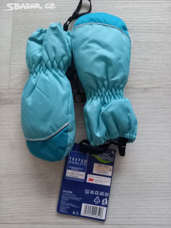 nové zimní rukavice zn. Lupilu, vel. 3,5 (3-5 let)