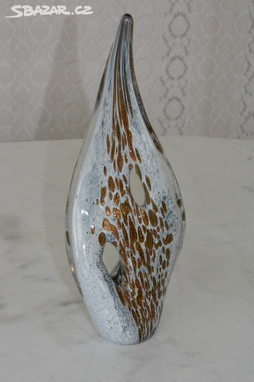 Soška z uměleckého skla - Murano