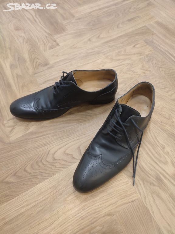 Pánské černé společenské boty Blažek velikost 43