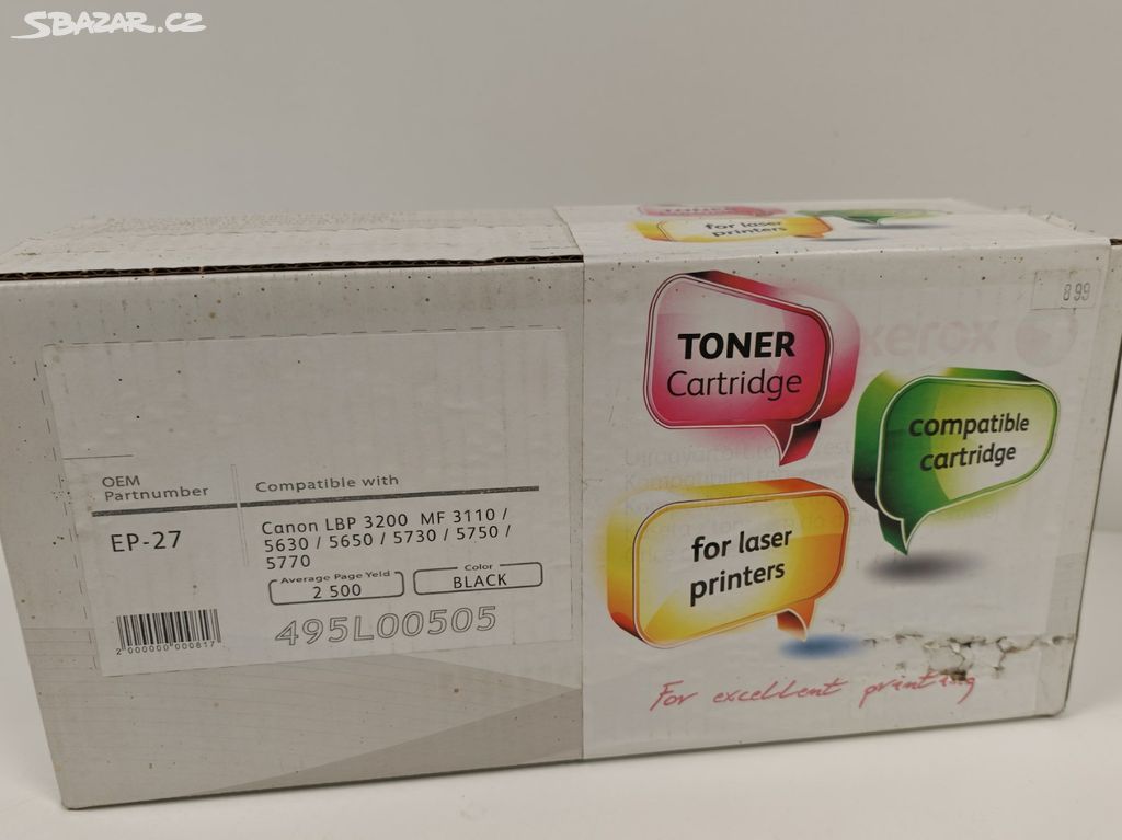 XEROX Toner Cartridge EP-27 Canon 495L00505 black