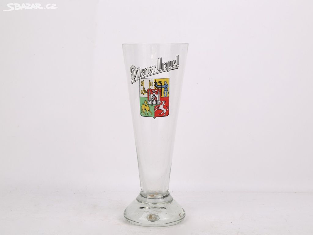 Pilsner Urquell - pivní sklenice, třetinka