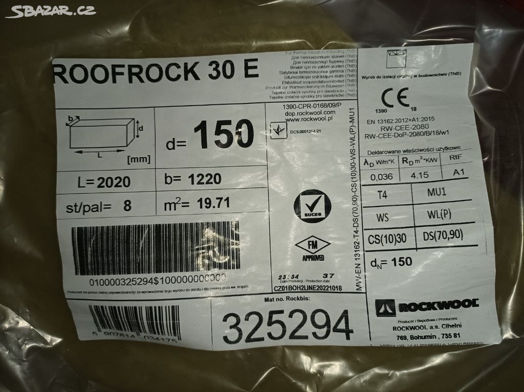 Rockwool Roofrock 30 E