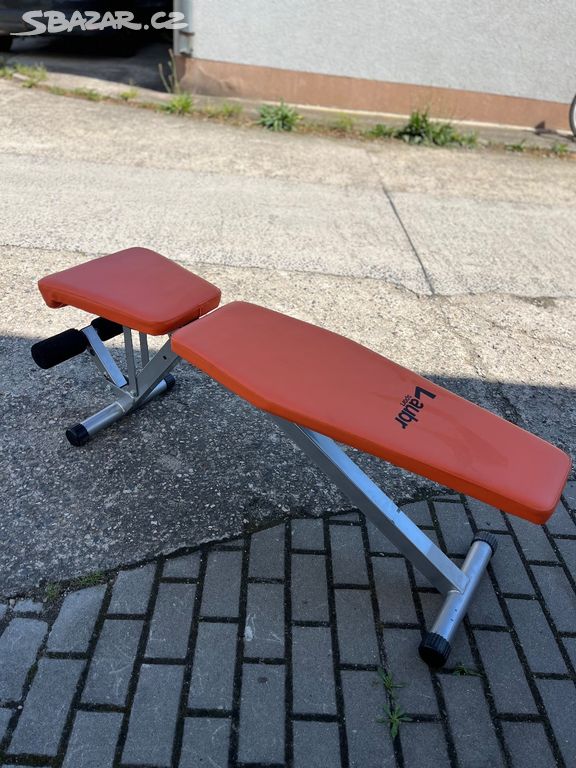 Posilovací lavice Laubr Sport oranžová