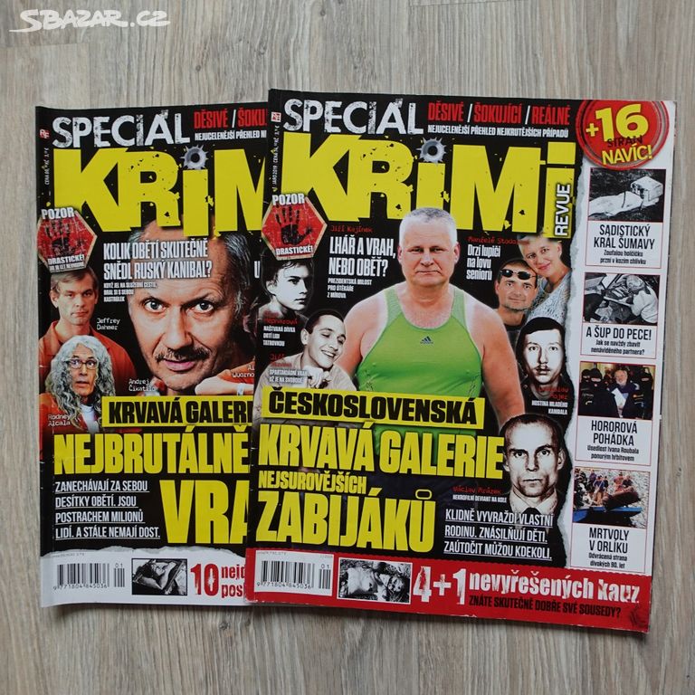 Časopis Krimi SPECIÁL - 2 kusy