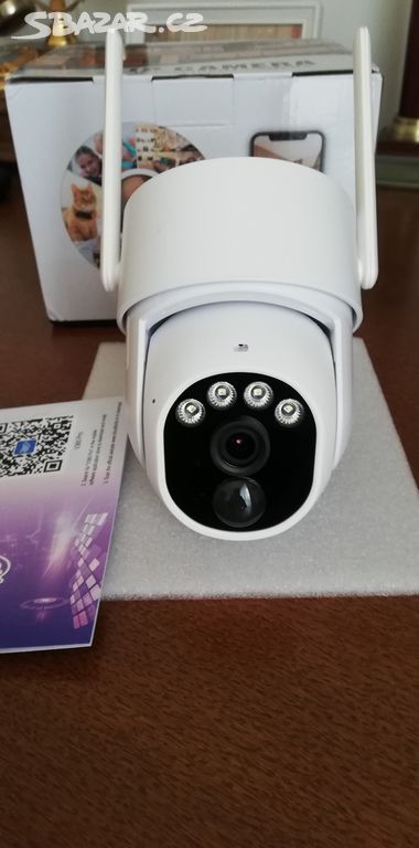 Wi Fi solární IP security kamera