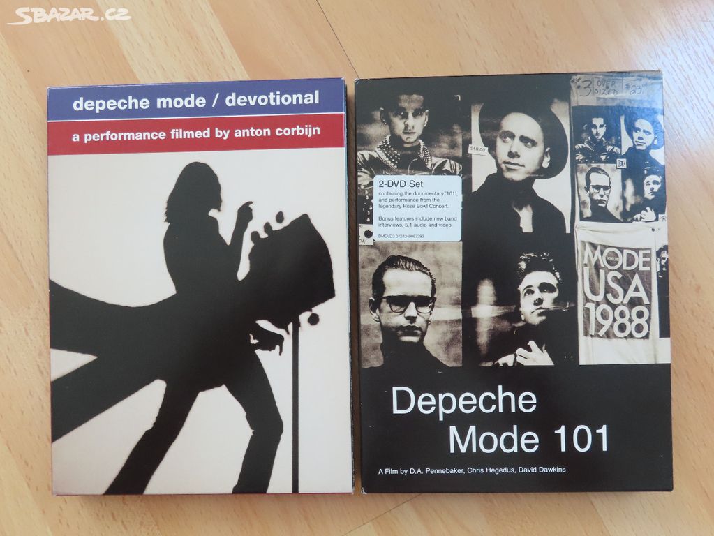 depeche mode dvd box - u2 dvd box top stav