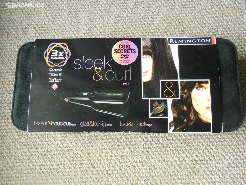 Keramická žehlička na vlasy Rowenta Sleek&Curl