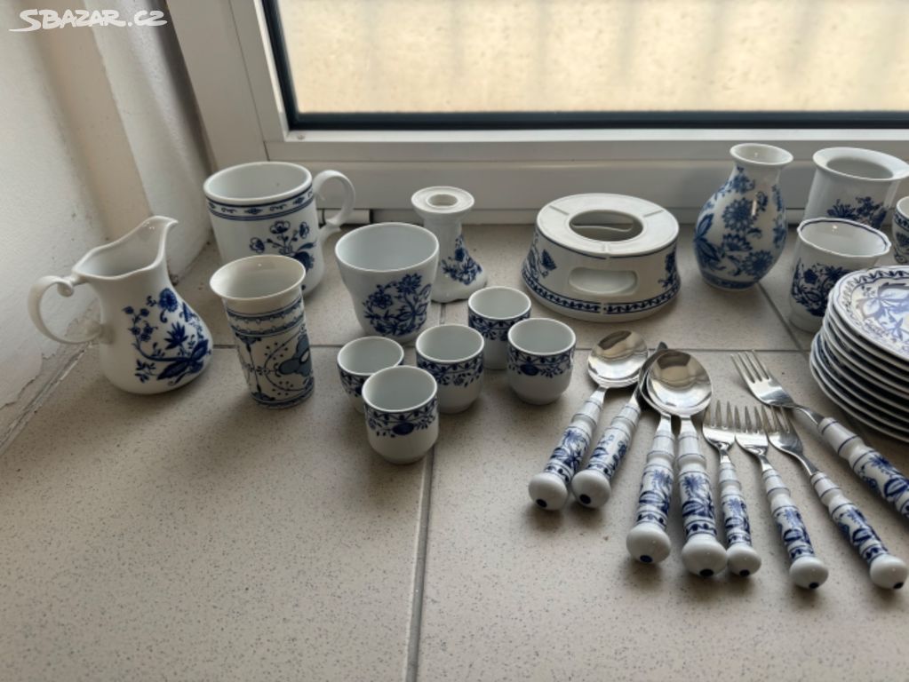 Mix cibulakový porcelán 42 ks