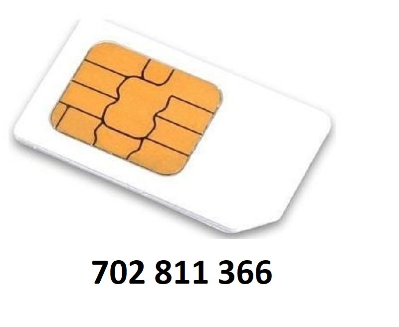 Sim karta - exkluzivní zlaté číslo: 702 811 366