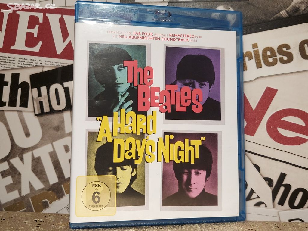 The Beatles - A Hard Day`s Night na disku Blu-ray