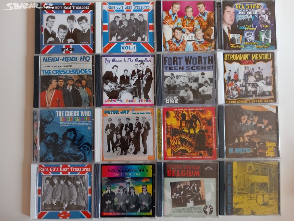 16 CD britské beatové skupiny 60. let BRITISH BEAT