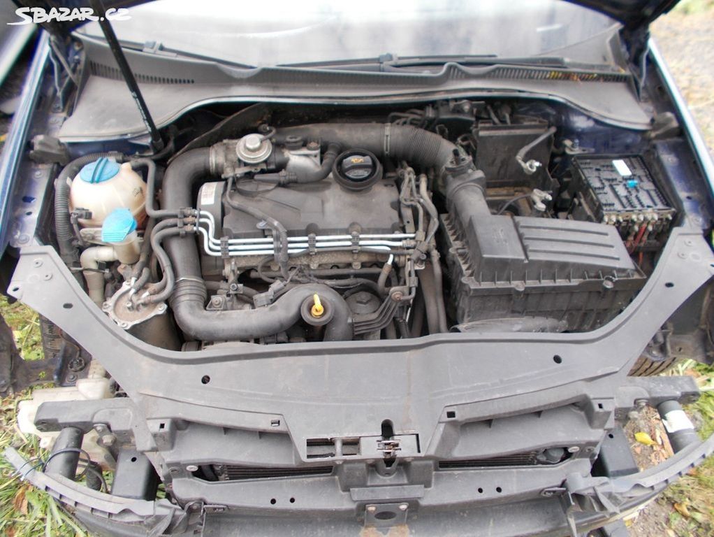Motor BRU 1.9TDI 66KW VW Touran 1T1 r.v. 2005