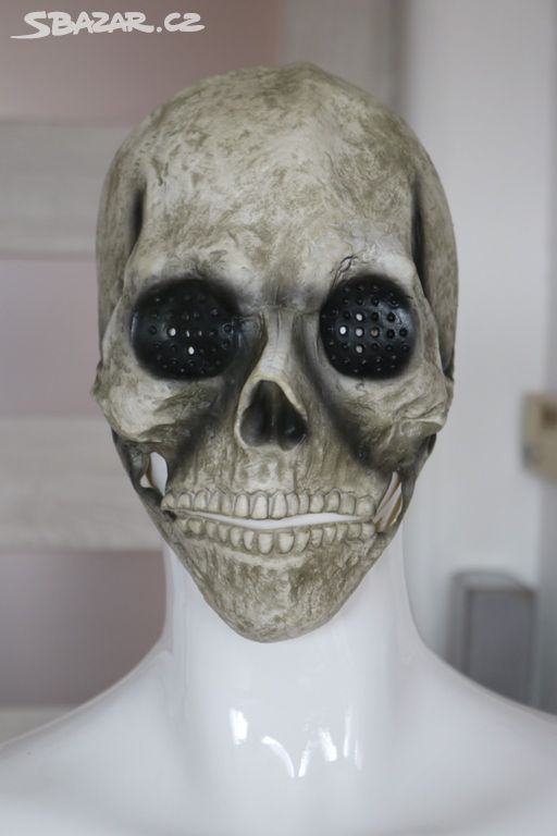 Hororová maska latex lebka