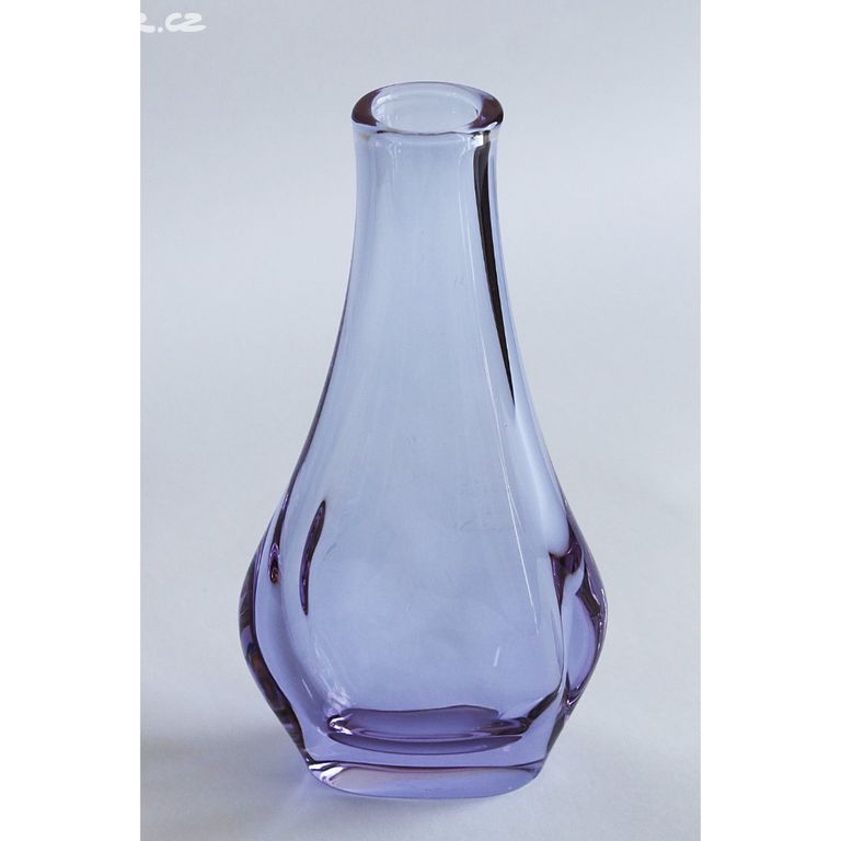 Velká hutní váza alexandritové sklo M.Klinger ŽBS