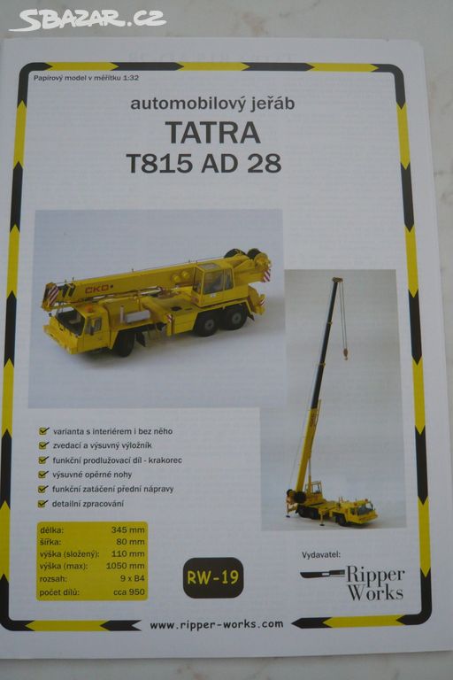 Papírový model Tatra T815 AD 28