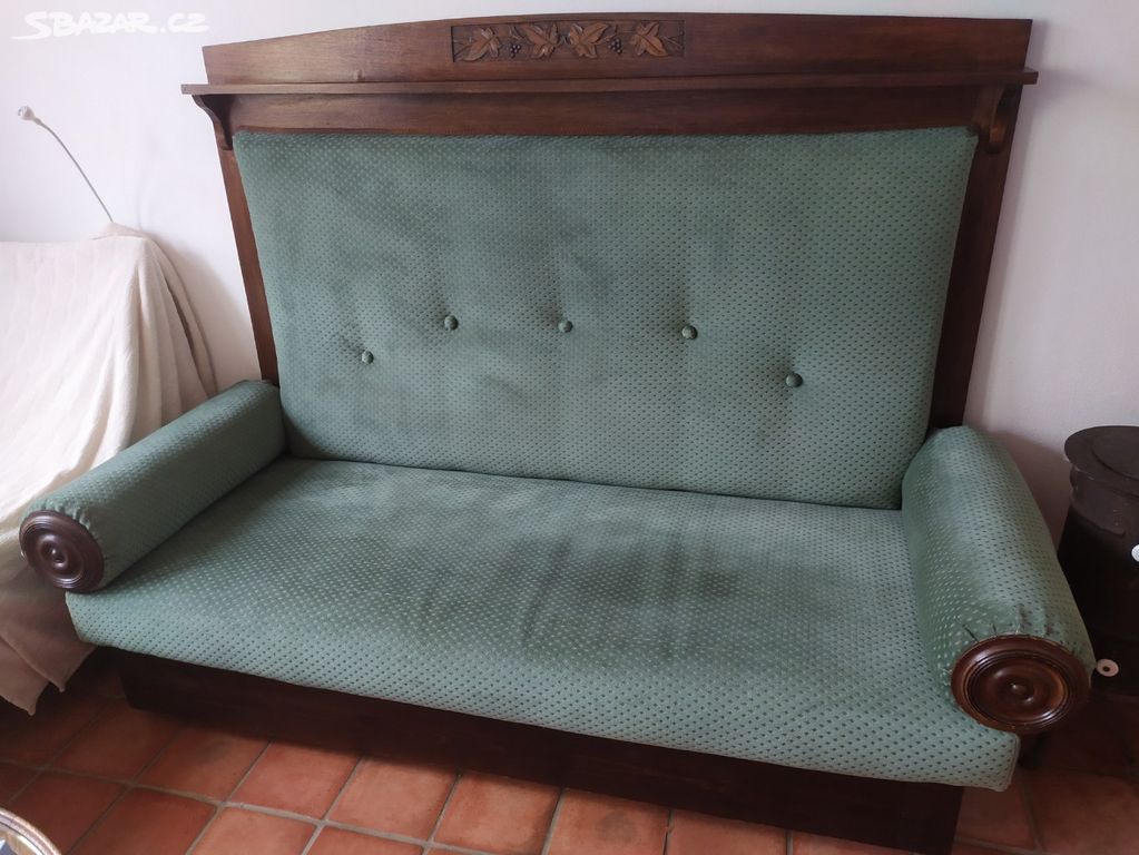 Starožitný gauč, sofa, pohovka
