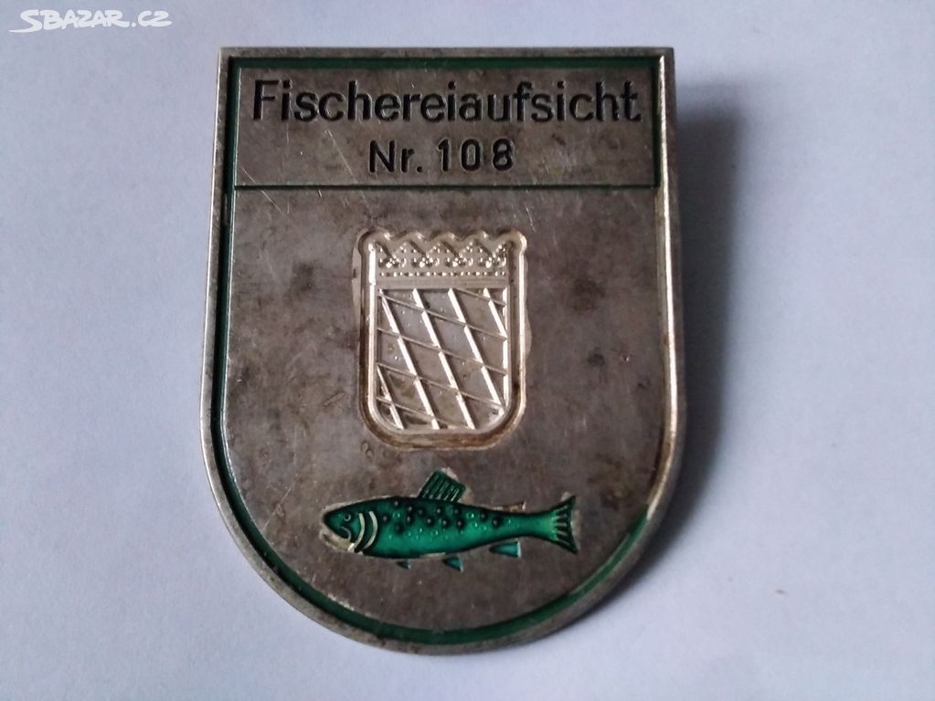 Velký odznak Rybářská stráž.