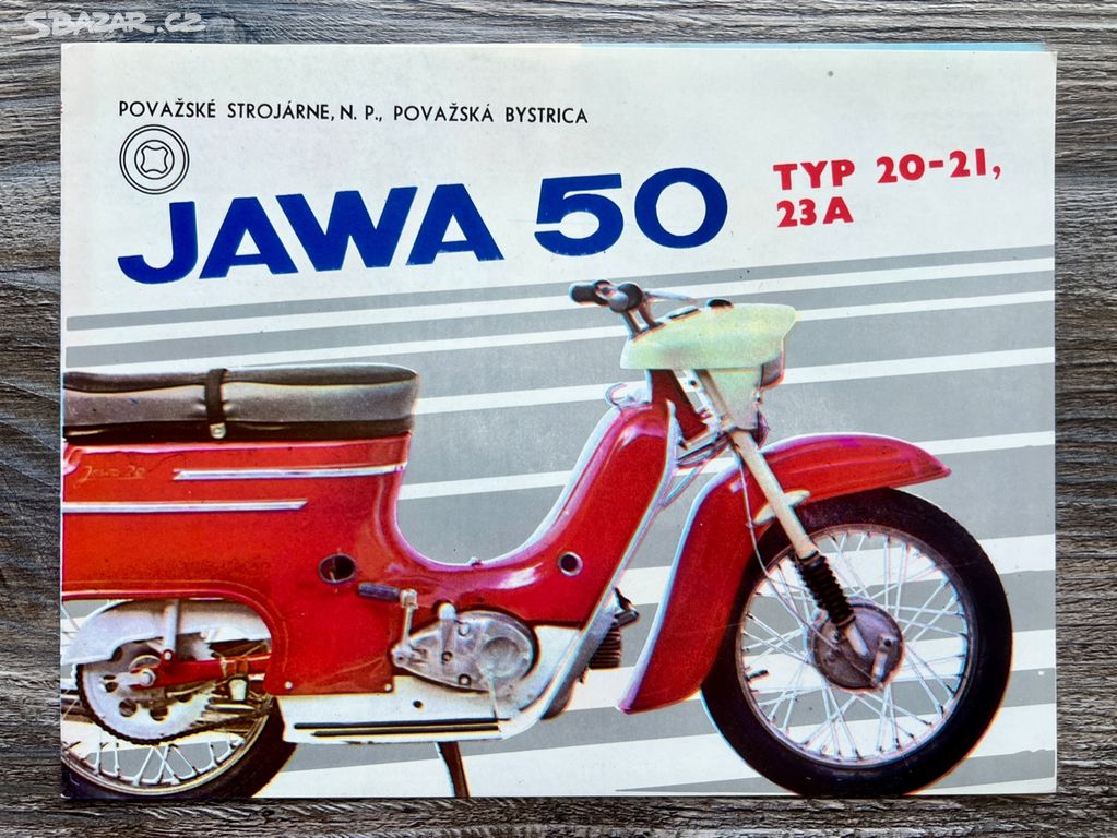 Prospekt Jawa 50 typ 20 / 21 / 23 A ( 197X )