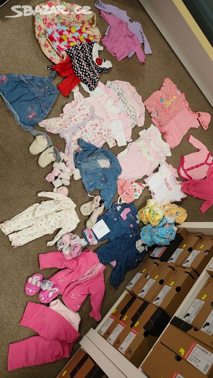 Set balík oblečení dítě holka 0 - 6 měsíce dětský