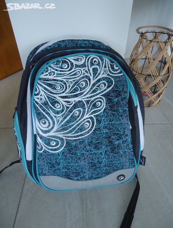 Školní batoh Bagmaster Element 9 A Turquoise -