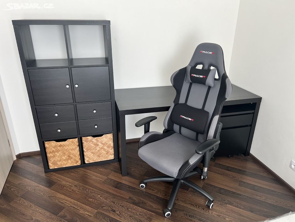 Kancelářská sestava IKEA + herní židle
