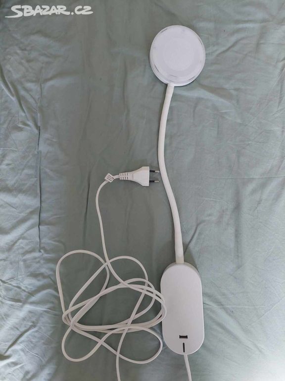 Nástěnná lampa s USB portem, 3 módy svícení