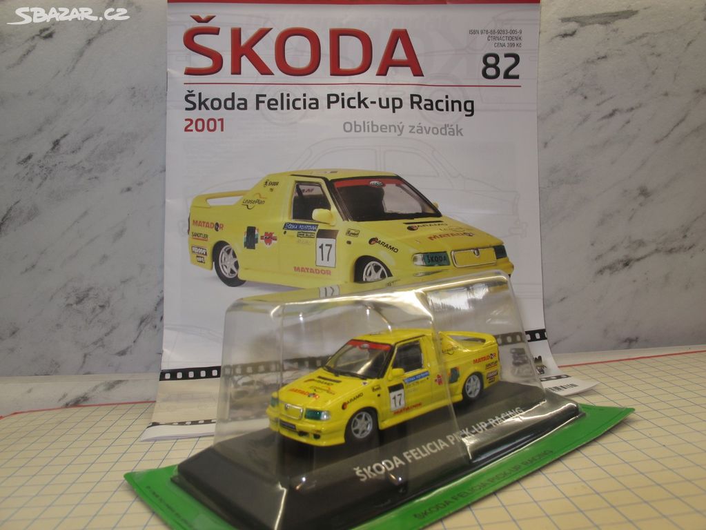 Model auta Škoda Felicia Pick-up Racing M 1:43