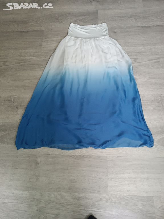 Hedvábná duhová sukně UNI