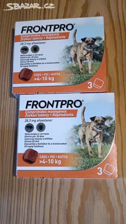 FRONTPRO Žvýkací tablety pro psy  4-10kg