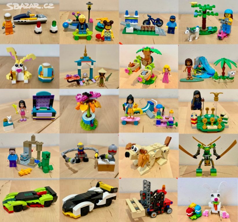 Lego mix 20+ nových stavebnic pro holky a kluky