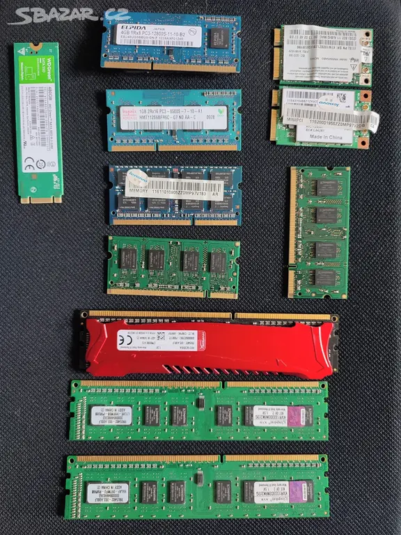 Ram a wifi moduly - mix - Ostrava - Bazar - Sbazar.cz