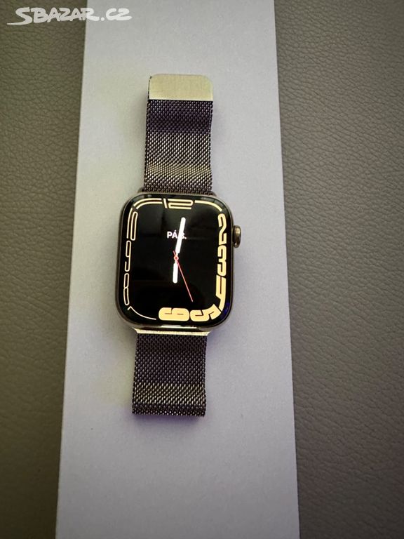 Apple watch 7 , 45mm milánský řemínek