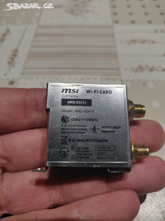 MSI AMD RZ616 NGFF M.2 WIFI 6E Card BT 5.2