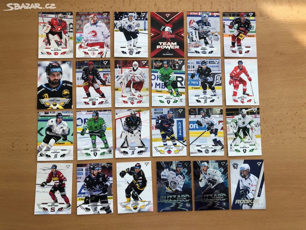 Hokejisti - hokejové kartičky