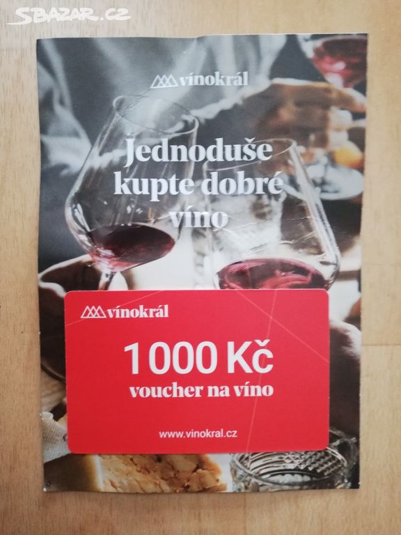 Voucher na víno Zdarma k objednávce nad 500 Kč