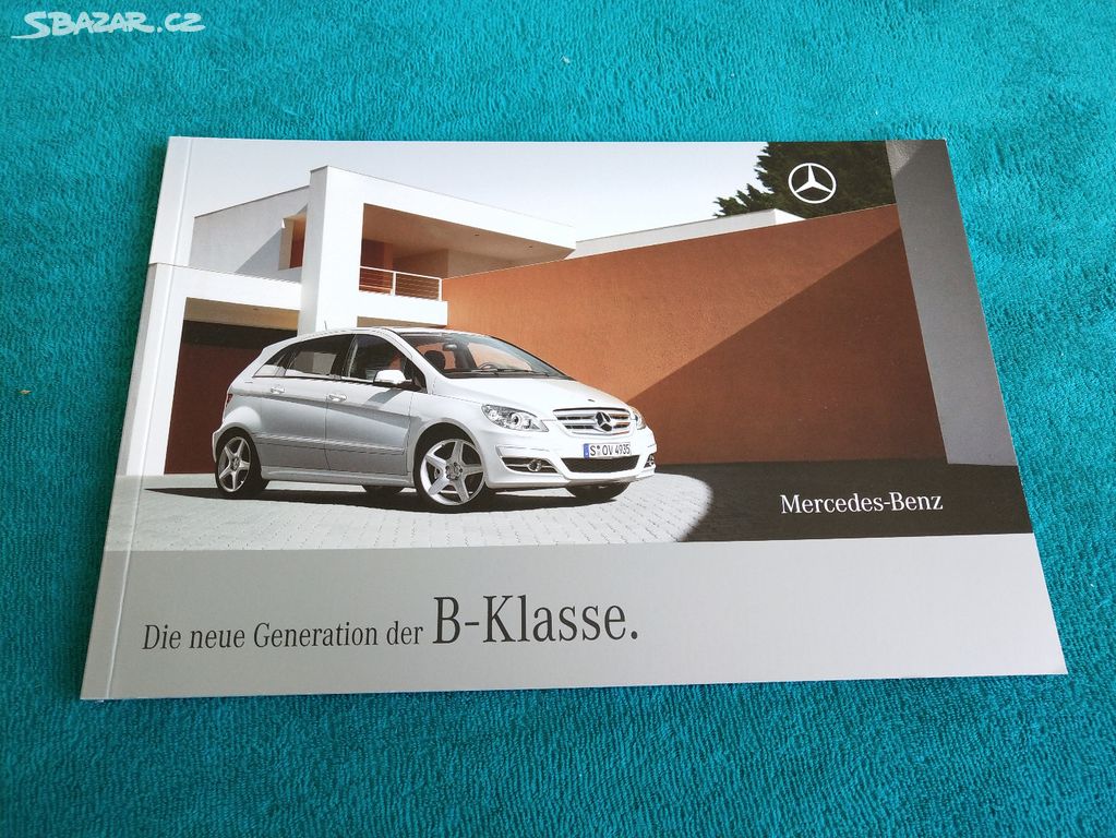Prospekt Mercedes-Benz B W245, 82 stran, německy